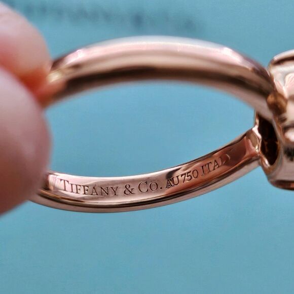 RARE Tiffany & Co. Spinel Sugar Stack 18K Rose Gold Paloma Picasso Ring 4 US - Picture 4 of 8